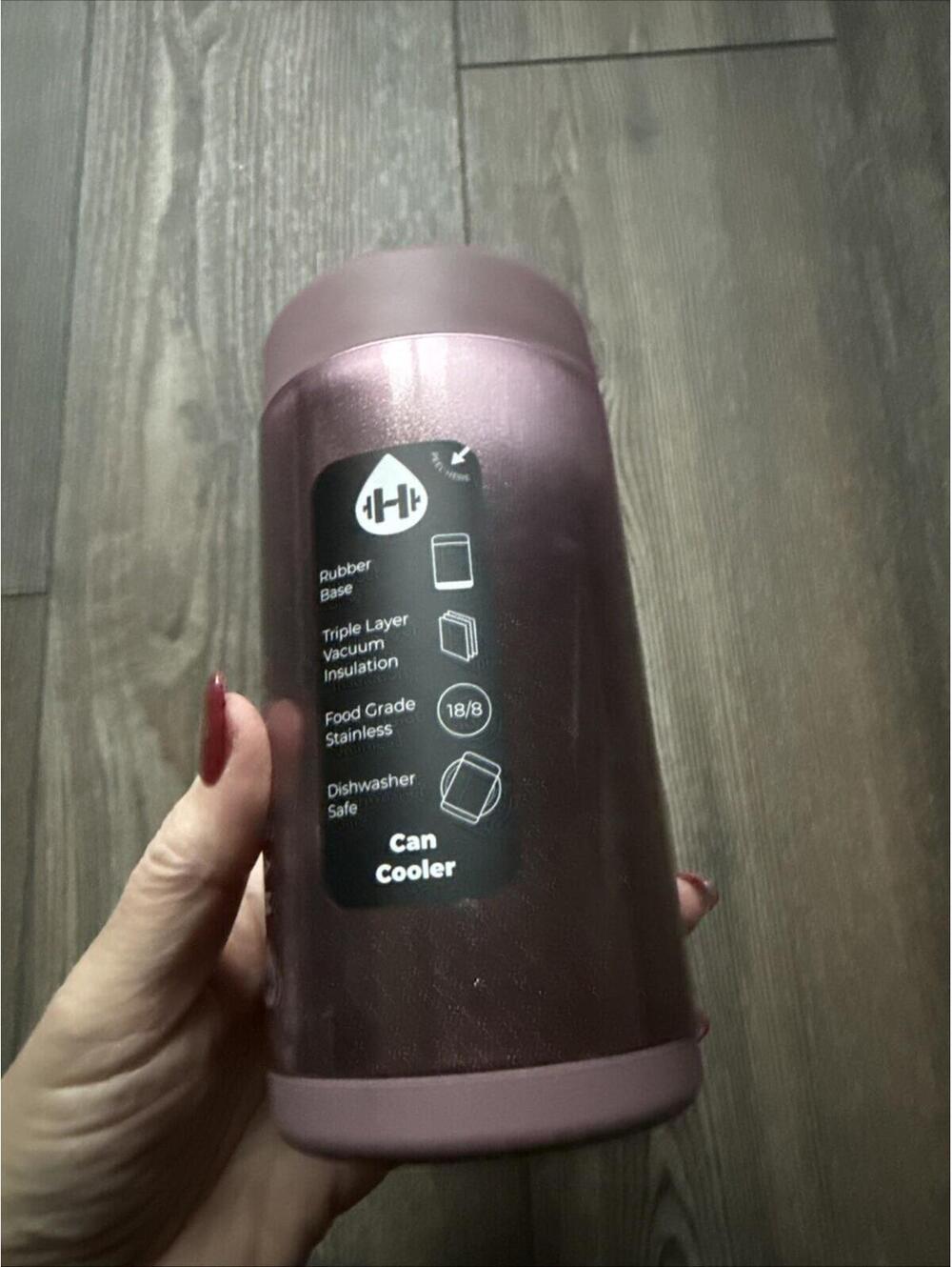 HydroJug Slim Can Cooler  in Dream Pink NIB
